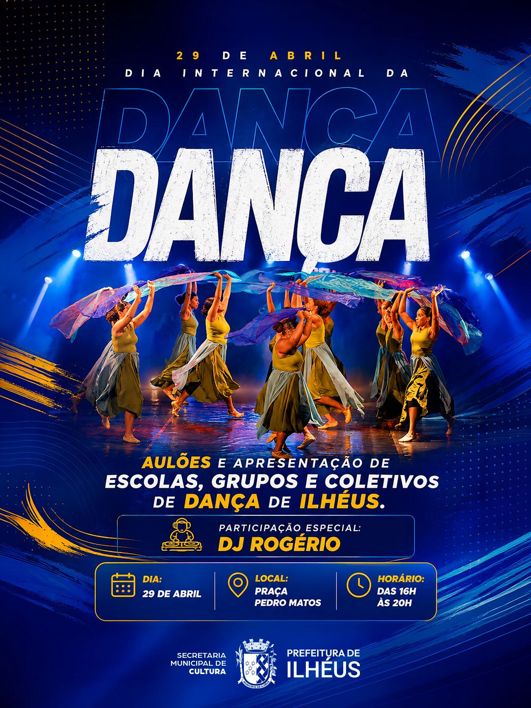 Prefeitura de Ilhéus promove programação cultural gratuita na Praça Pedro Matos